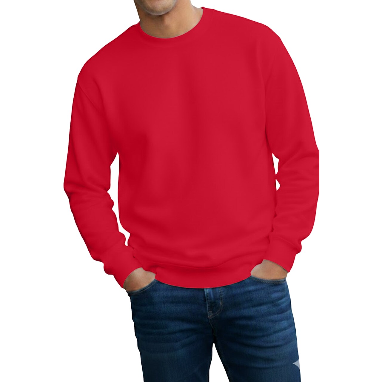Gildan Softstyle Crewneck Sweatshirt, 80/20 Cotton Blend, Print-Ready Fleece